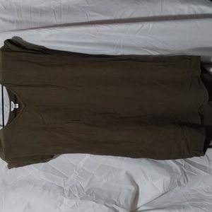 Sonoma Olive green Cotton dress